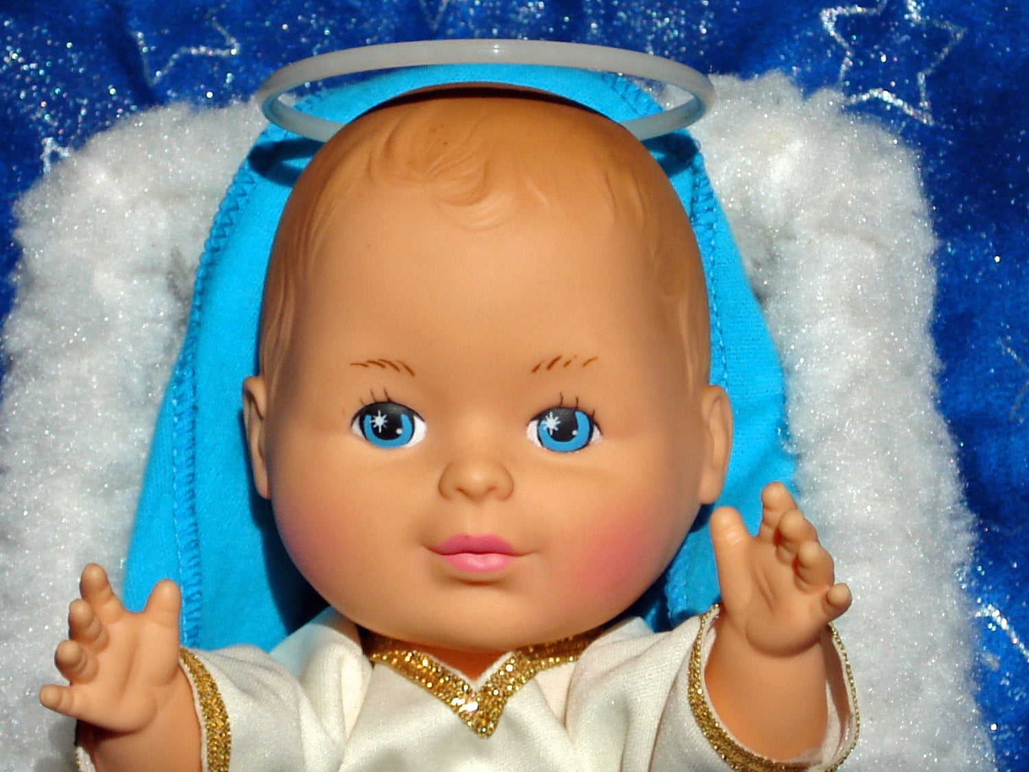 Caucasian Baby Jesus Doll | Baby Jesus Dolls | Religious Dolls GG Dolls Caucasian Baby Jesus Doll | Baby Jesus Dolls | Religious Dolls GG Dolls